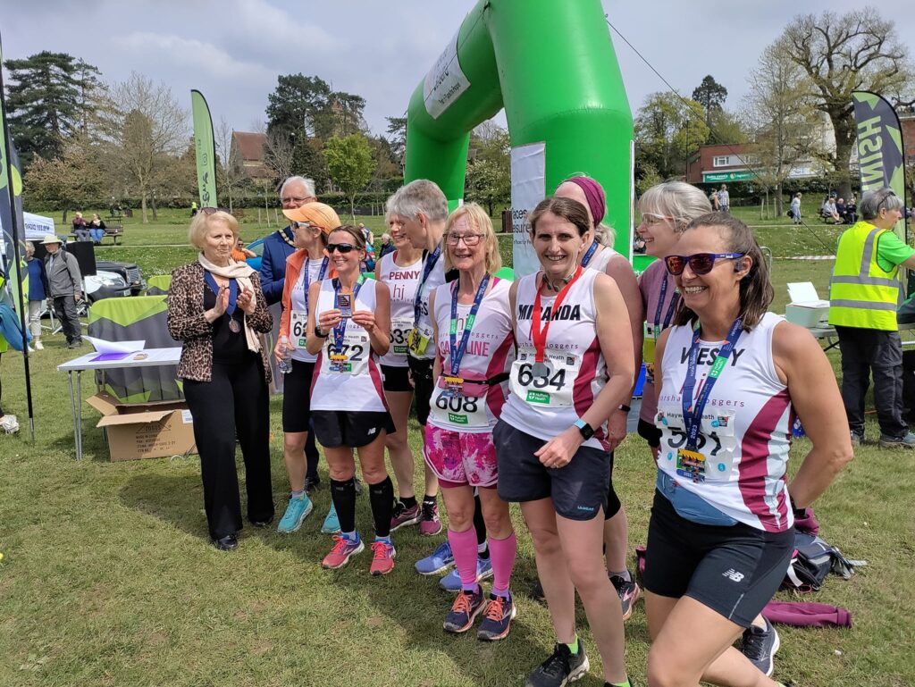 HJ Ladies at the Haywards Heath 10 mile race