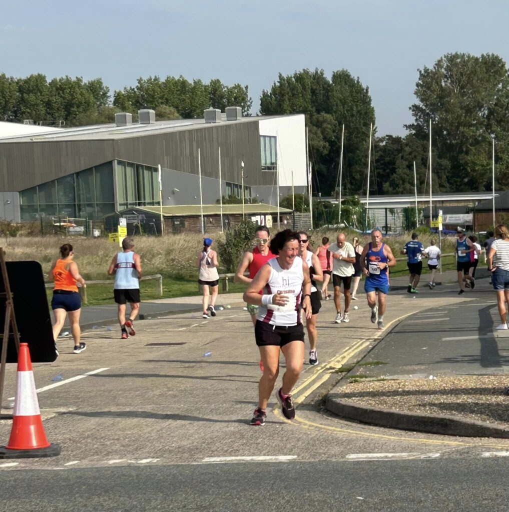 Christina Harrison at the Littlehampton 10k