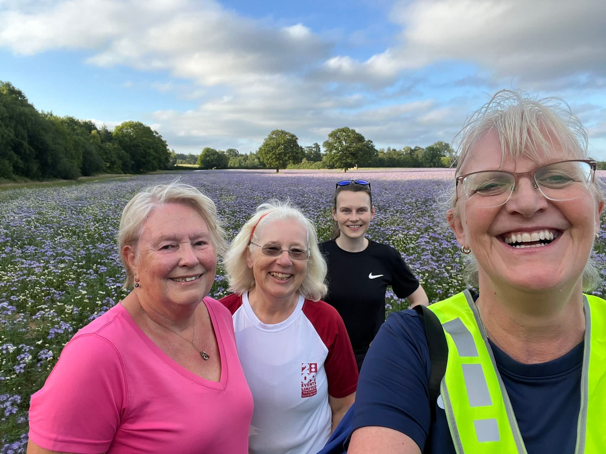 Jane with runners