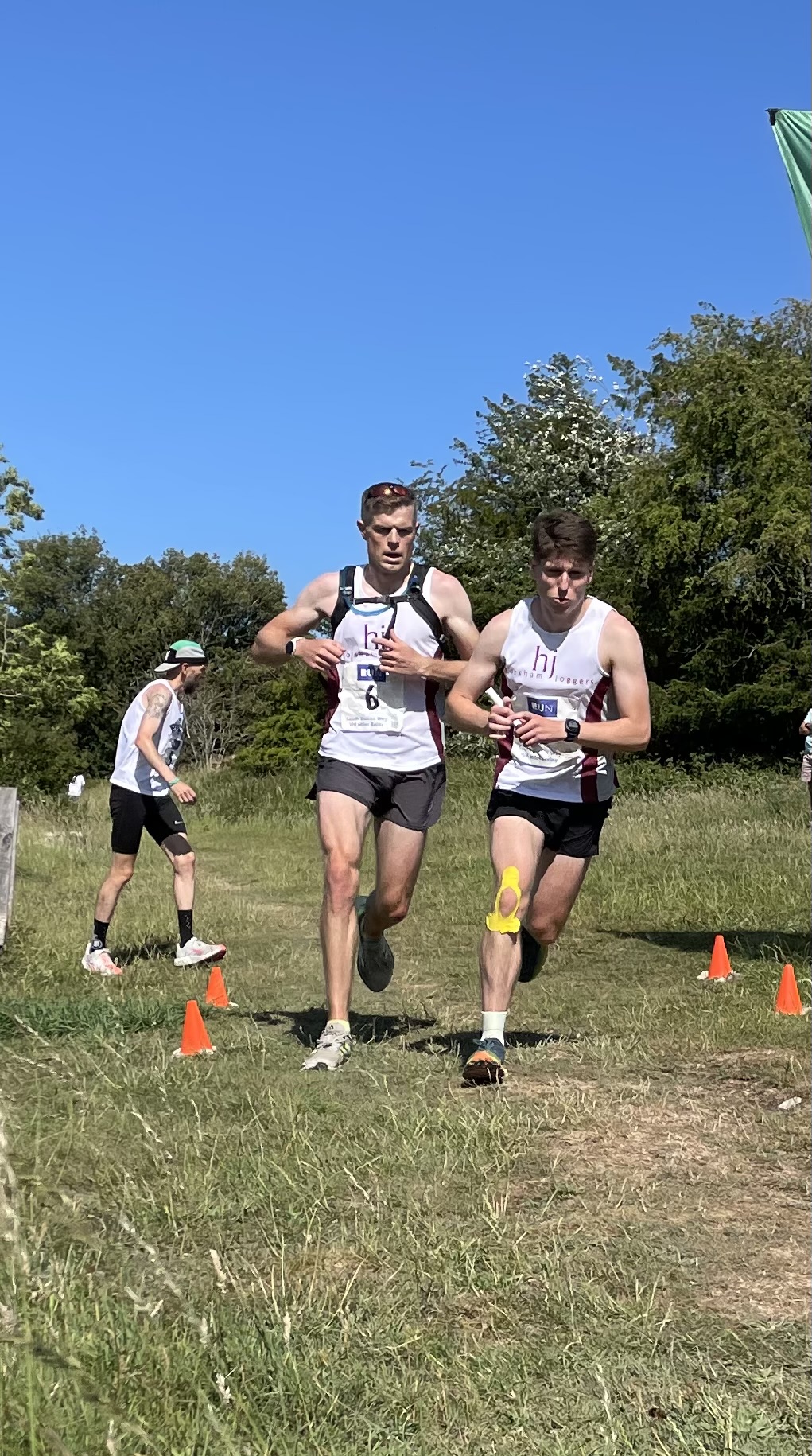 Two runners
