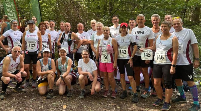 A group photo of runners
