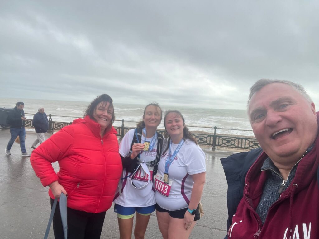 Two parents and their young adult children