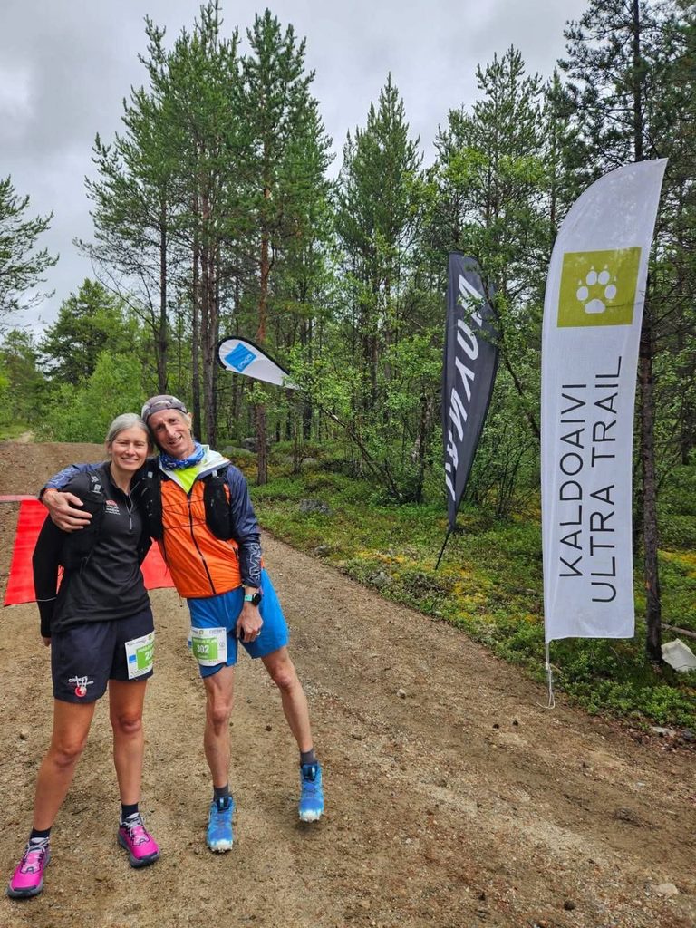 Tanya and Gareth during the Ultra