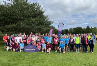 What a lovely morning for our salute to parkrun. Great team effort. Thank you everyone.