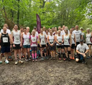 A great turnout for Horsham Joggers at the WSFRL Tilgate 5 race today. Conditions were muddy and very  slippery so well done everyone!